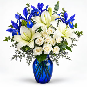 Blue Horizons Flower Bouquet
