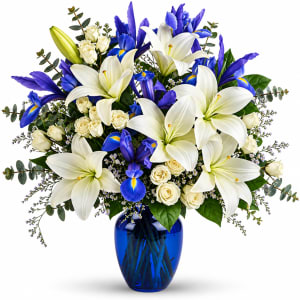 Blue Horizons Flower Bouquet
