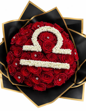 Libra Zodiac Bouquet Flower Bouquet