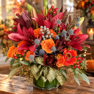 Bronze and Rust Flower Bouquet