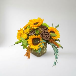 Rustic Autumn Glow Flower Bouquet
