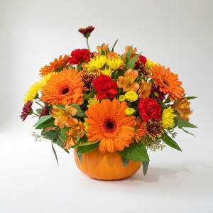 Pumpkin Patch Blooms Flower Bouquet