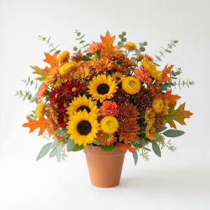 Terracotta Harvest Flower Bouquet
