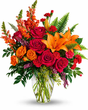 Punch Of Color Bouquet Flower Bouquet