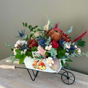 Autumn Havest Carts Flower Bouquet