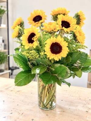 Sunshine Sun Flowers Flower Bouquet