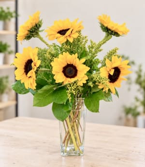 Sunshine Sun Flowers Flower Bouquet