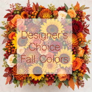 AUTUMN COLORS DESIGNER'S CHOICE Flower Bouquet
