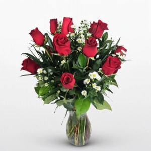 Dz. Red premium roses Flower Bouquet