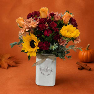 Honey Bee Buzz For Fall Flower Bouquet