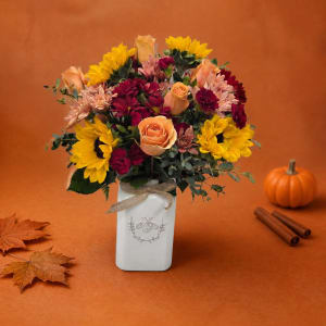 Honey Bee Buzz For Fall Flower Bouquet