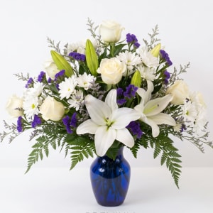 Sapphire Bliss Flower Bouquet