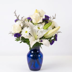 Sapphire Bliss Flower Bouquet