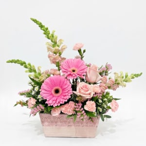 Blushing Garden Whimsy Flower Bouquet