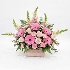 Blushing Garden Whimsy Flower Bouquet