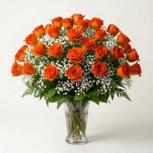 Orange Rose Bouquet Flower Bouquet