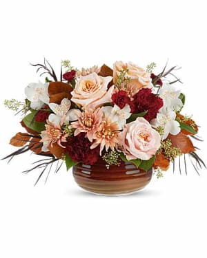 SUNSET STONE CENTERPIECE Flower Bouquet