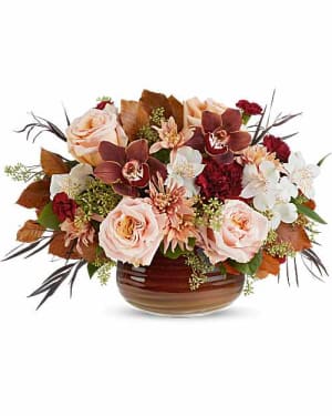 SUNSET STONE CENTERPIECE Flower Bouquet