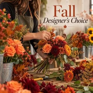 fall Pallet Flower Bouquet