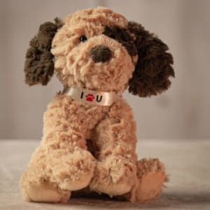 GAPV486 - Plush Love Pups Flower Bouquet