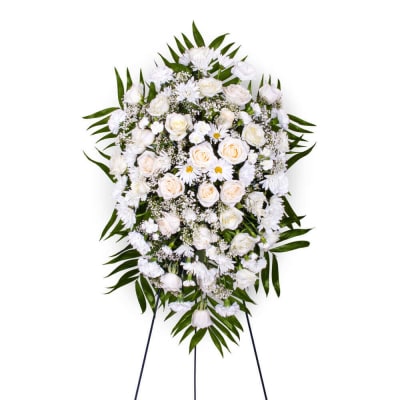 White Condolence Spray