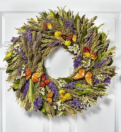 Summer Wreath Summer Butterfly Wreath Butterfly Wreath 