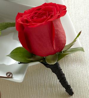 The FTD® Red Rose Boutonniere Flower Delivery Rittman OH