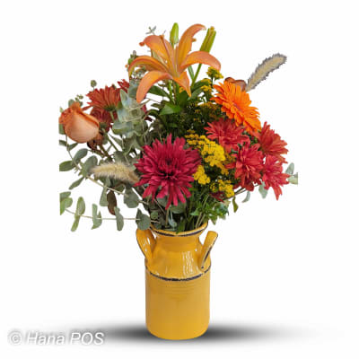 Joyous Christmas Floral Arrangement – Floral Arrangement – NJ delivery -  Blooms New Jersey