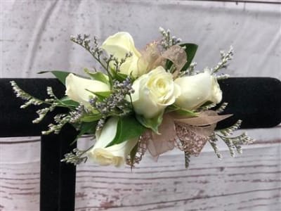 Natural Greenery Wrist Corsage in Sandwich, IL - JOHNSON'S FLORAL