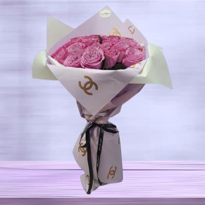 LAVENDER ROSE BOUQUET WRAP