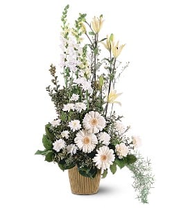 White Jingle Bell, Berry & Pine - Large Flower Delivery Grants Pass OR -  Grants Pass Florist and Gifts