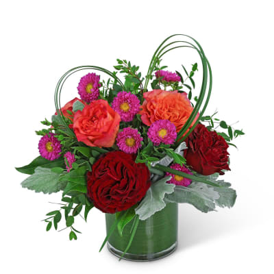 Sunset Bliss Floral Arrangement