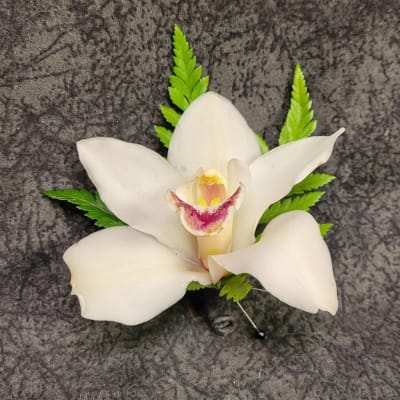 White Cloud Corsage  Corsages & Boutonniere Delivery (FL) Flower Kingdom