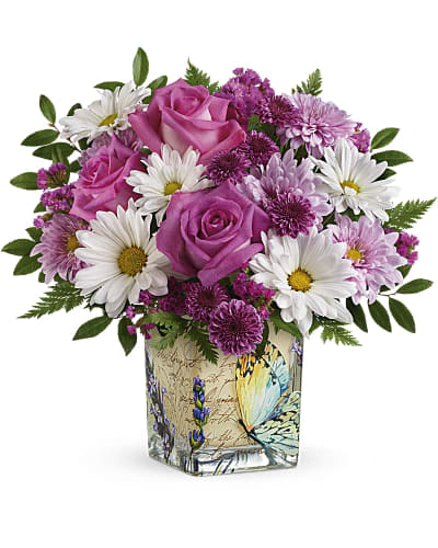 Rosy Orchids & Asters Flower Arrangement in Elizabethtown, KY -  ELIZABETHTOWN FLORIST & GREENHOUSE