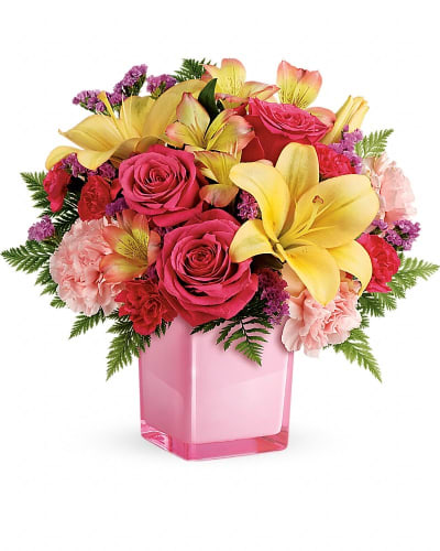 Punch Of Color Bouquet - Teleflora