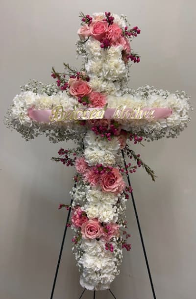 Standing Sprays Wreaths Flower Delivery Ravena NY - Janine's