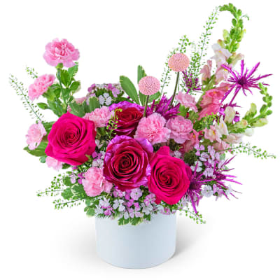 Dazzling Free-Spirit Box Flower Arrangements for Delivery or Pick