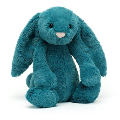 Jellycat Medium Bashful Mineral Blue Bunny - Matlack Florist