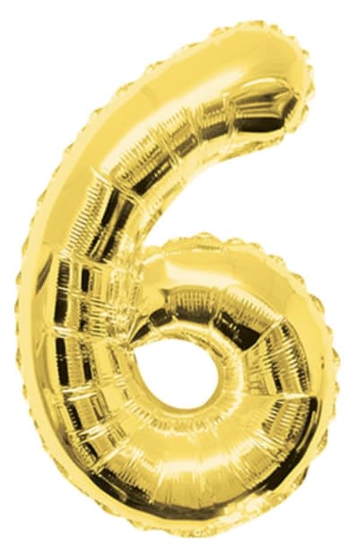 Floral Number 6 Balloon Floral Number 6 Balloon