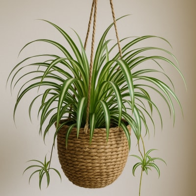 Hanging Spider Plant Flower Delivery Wake Forest NC - Heritage Flowers