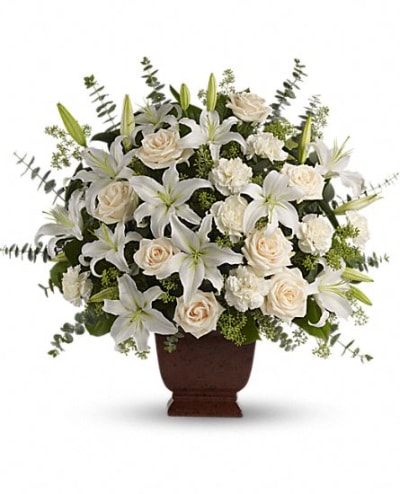 My Peaceful Garden Funeral Flower Arrangement, 44% OFF