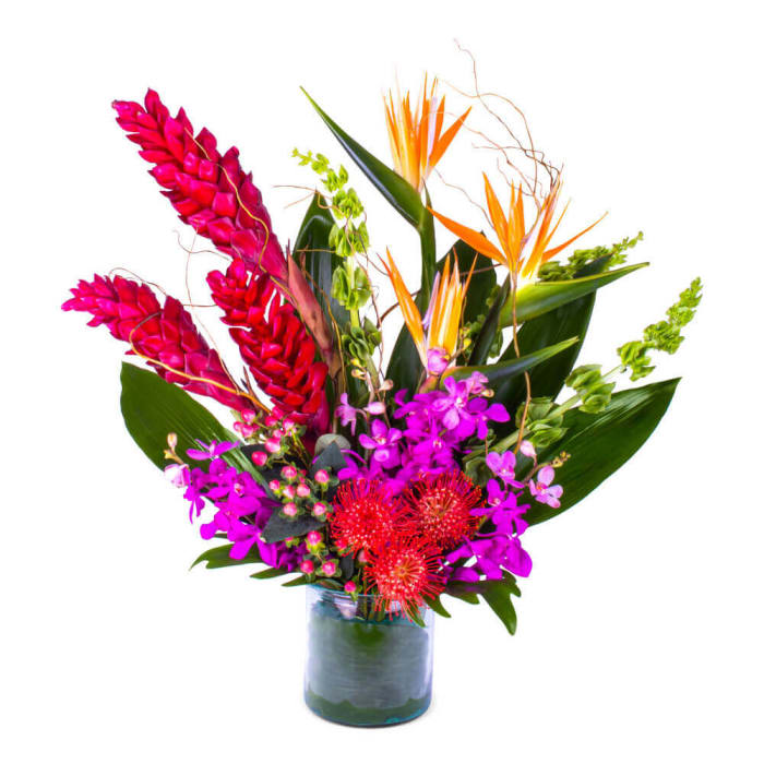 Tropical Hues Flower Delivery- SnapBlooms