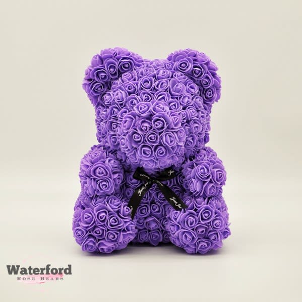 Purple Rose Bear