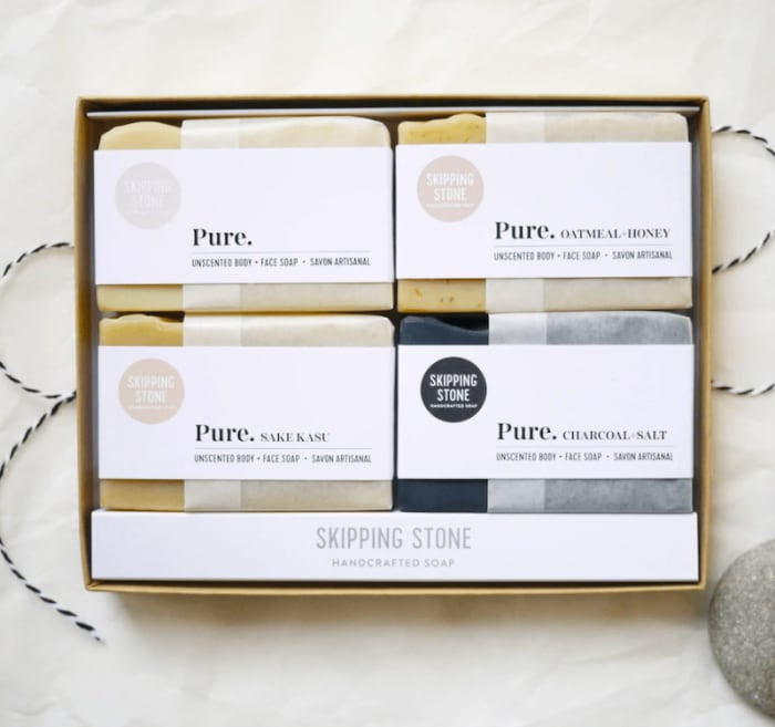 Pure Unscented Soap Gift Box