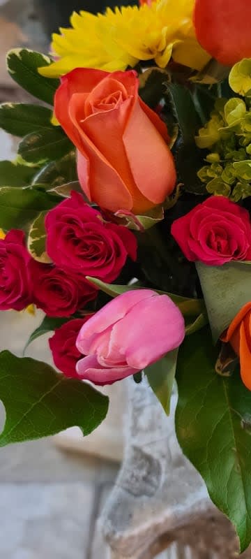 Bright and Bold Flower Tones'