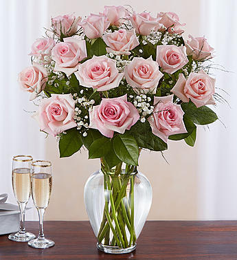 Rose Elegance Premium Long Stem Pink Roses