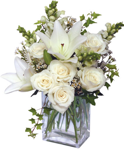 WONDERFUL WHITE
BOUQUET OF FLOWERS