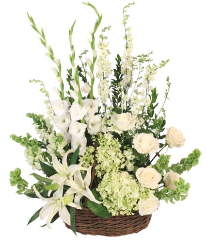 PEACEFUL BASKET
ARRANGEMENT