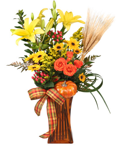 October Offering - Fall Flower Arrangement