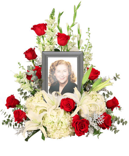 "MISSING YOU MEMORIAL FLOWERS  (FRAME NOT INCLUDED)"